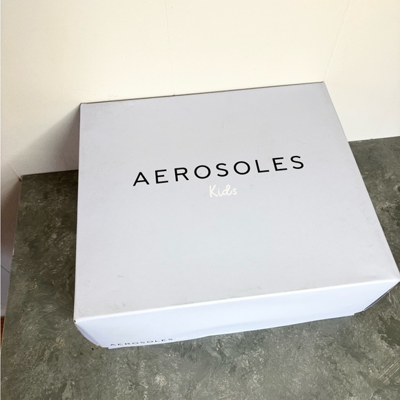 Aerosoles Girl's Mini Alaksa Toasty Boot grey fuzzy size 1 little kid new - Picture 4 of 5